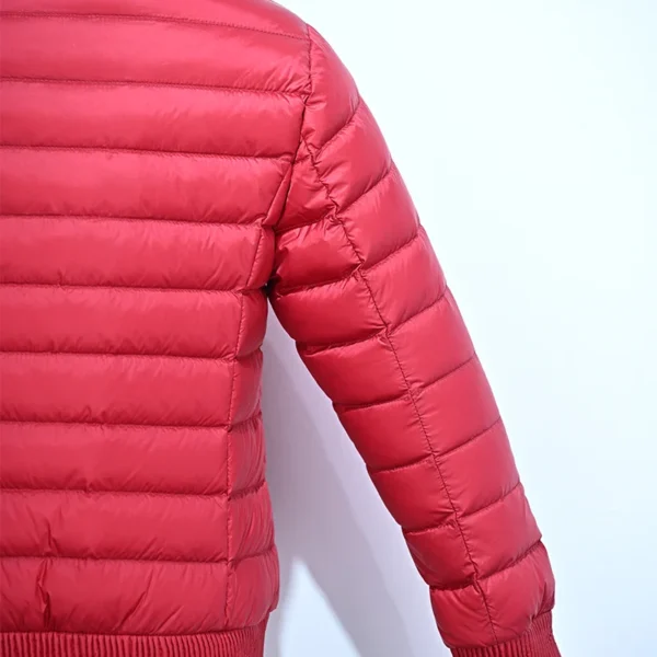 Kid’s Lightweight Red Crew Neck Down Jacket - Image 4