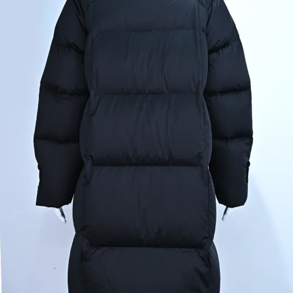 Black Down Jacket with Piped Edges - Image 5