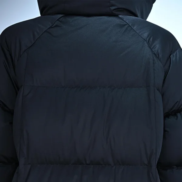 Black Down Jacket with Piped Edges - Image 4