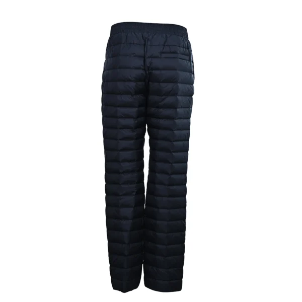 Black Insulated Down Pants for Cold Weather Protection
