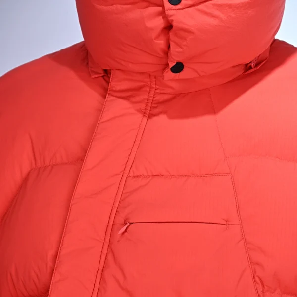Boys’ Thick Red Hooded Down Jacket - Image 4