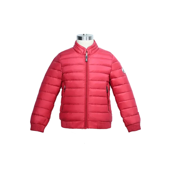 Kid’s Lightweight Red Crew Neck Down Jacket