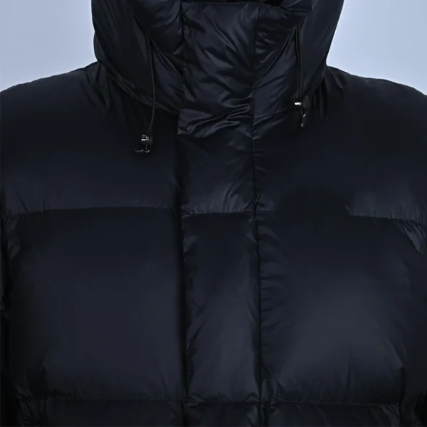 Men’s Extreme Cold Down Jacket with Removable Sleeves – Black & Gold - Image 4