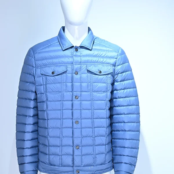 Men’s Down Jacket with Yoke Construction