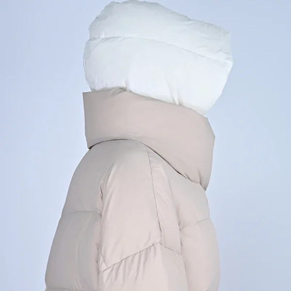 Two-in-One Layered Look Down Jacket - Image 4