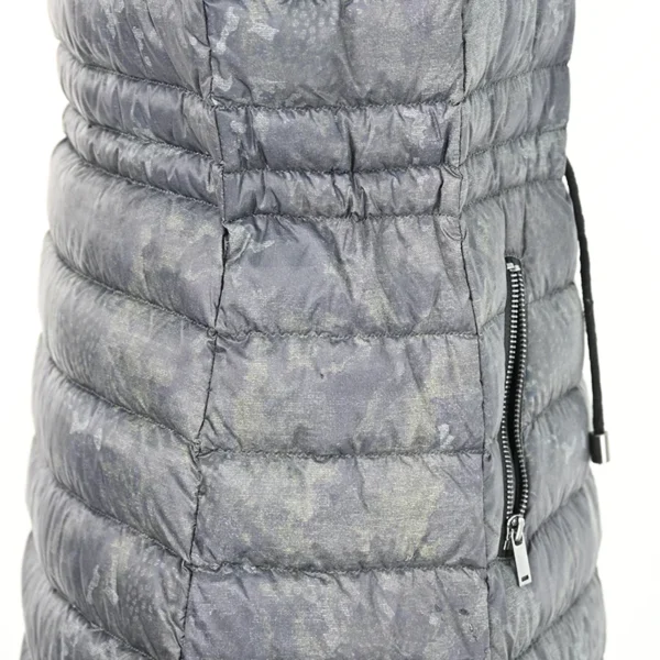 Women’s Long Camo Print Down Vest - Image 5