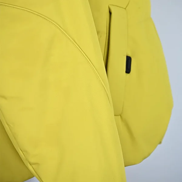 Yellow Seam-Sealed Hooded Down Jacket - Image 5