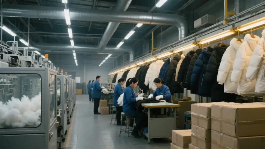 down jacket manufacturer in off season